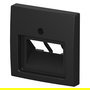 Busch-Jaeger 2CKA001753A0216 Zentralscheibe 2-fach Mate Negro Placa Frontal