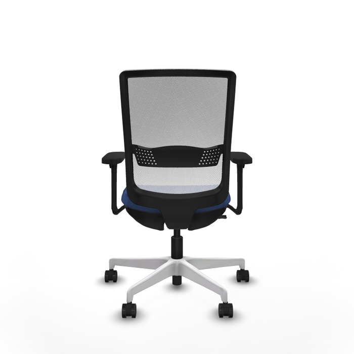 PIQUERAS Y CRESPO Silla de oficina Haches con mecanismo Sincro/Traslack, Azul marino y Blanco PIQUERAS Y CRESPO Silla de oficina Haches con mecanismo Sincro/Traslack, Azul marino y Blanco