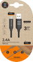 Tech One Tech Cable de Carga Rápida y Datos USB-A a USB-C, 1m, Negro