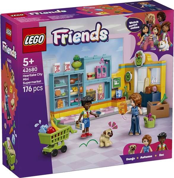 Lego Friends - Juego de Construccion Heartlake City con Minisúper, Set para Construir para Niños