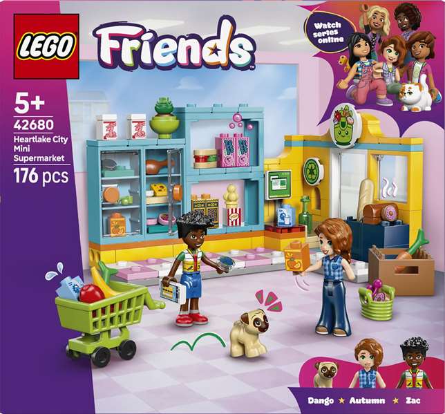 Lego Friends - Juego de Construccion Heartlake City con Minisúper, Set para Construir para Niños