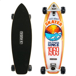 CB Riders Skateboard infantil de madera negro 74 cm