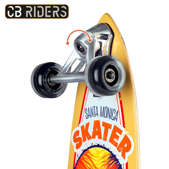 CB Riders Skateboard infantil de madera negro 74 cm CB Riders Skateboard infantil de madera negro 74 cm