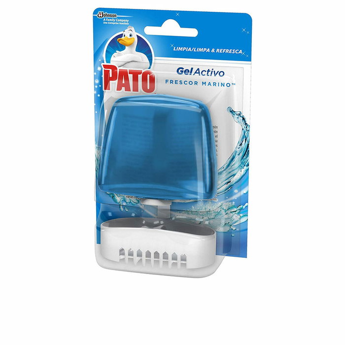 Pato WC Gel Activo - Colgador limpiador para inodoro con recambio, gel azul marine, 2 unidades Pato WC Gel Activo - Colgador limpiador para inodoro con recambio, gel azul marine, 2 unidades