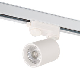 Foco de Carril Trifásico 10W COB Regulable Blanco 4000K