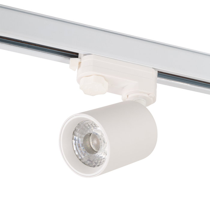 Foco de Carril Trifásico 10W COB Regulable Blanco 4000K Foco de Carril Trifásico 10W COB Regulable Blanco 4000K