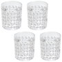 Home Deco Factory Juego de 4 Vasos Whisky Colección Cocktail Vidrio/Cristal Máquina