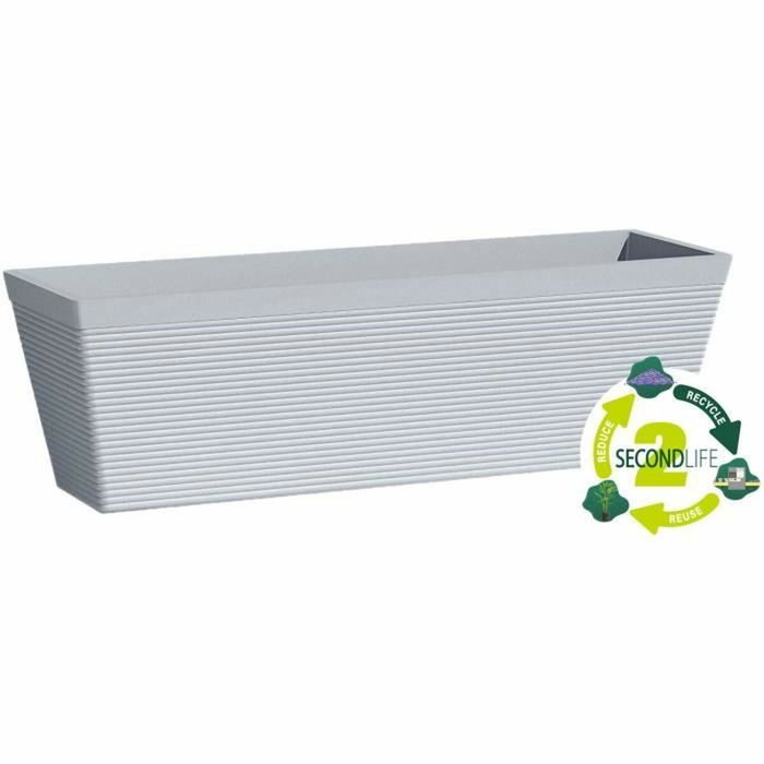 Garden Id Jardinera Green Care Impact Azul-Gris 50 x 16 x 16 cm Garden Id Jardinera Green Care Impact Azul-Gris 50 x 16 x 16 cm