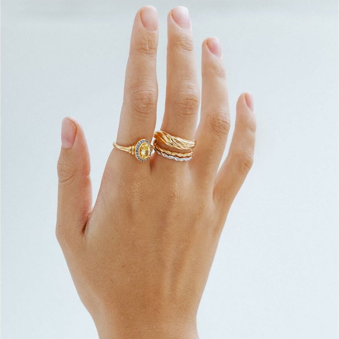 Anillo Mujer 24KAE 124138Y/54 Dorado 14