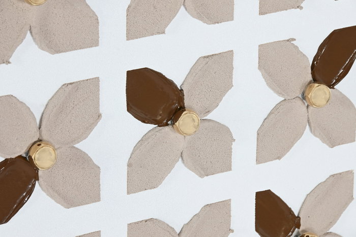 DKD Home Decor Set de 2 Cuadros Modernos en Lienzo Beige, Blanco y Dorado DKD Home Decor Set de 2 Cuadros Modernos en Lienzo Beige, Blanco y Dorado