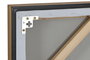 DKD Home Decor Set de 2 Cuadros Modernos en Lienzo Beige, Blanco y Dorado