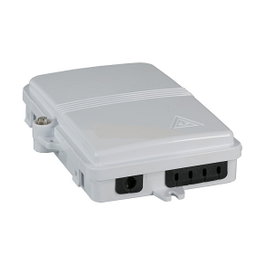 EFB Elektronik Caja de conexión FTTH IP65 para 8 fibras con 4 acopladores