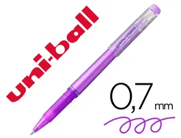 Uniball UF-222 Rotulador Roller Borrable Tinta Gel Punta 0.7 mm Violeta
