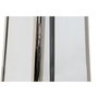 DKD Home Decor Farola de Acero y Cristal Cromado Plateado 30x30x66 cm
