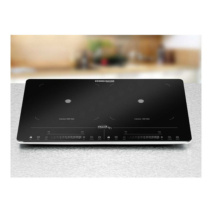 ROMMELSBACHER CT 3420/IN Doppelkochplatte de Inducción, Placa de Cocina Doble