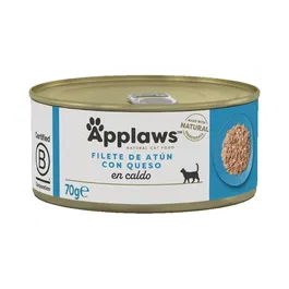 Applaws Lata Atún con Queso para Gatos 24x70 gr Alimento Complementario Natural de Alta Calidad