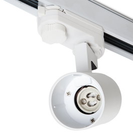 Lumiastra Foco Carril Trifásico Blanco para Bombilla GU10