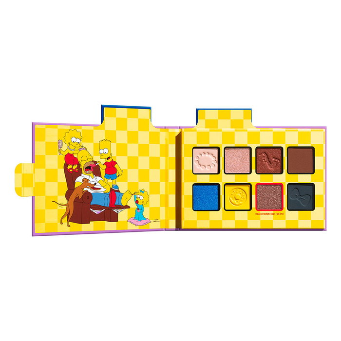 NYX Professional Makeup Paleta de Sombras The Simpsons 0.8 gr, Edición Limitada, Vegana