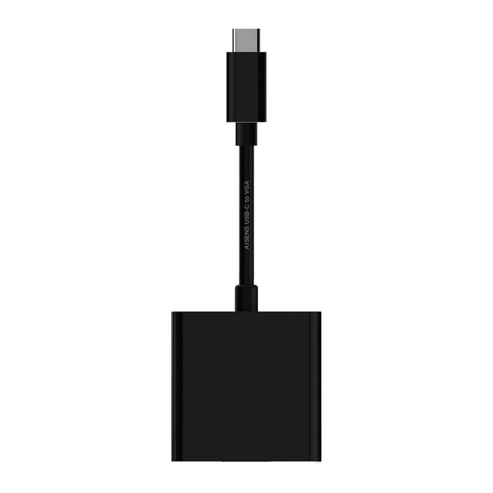 Aisens Conversor USB-C a VGA Negro 15cm