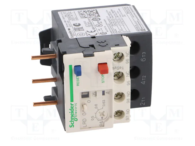 SCHNEIDER ELECTRIC LRD04 Relé térmico TeSys D 0,4÷0,63A