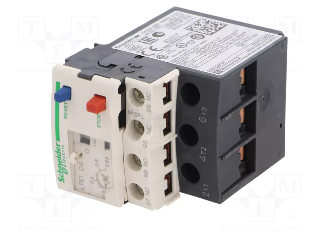 SCHNEIDER ELECTRIC LRD04 Relé térmico TeSys D 0,4÷0,63A