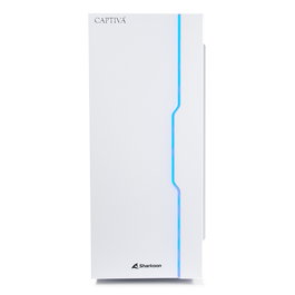Captiva Advanced Gaming R94-169 PC: AMD Ryzen 7 5700X 3.4 GHz, 32 GB RAM, 1 TB SSD, NVIDIA GeForce RTX 5060 Ti 8 GB, Wi-Fi 6, Windows 11 Home, Blanco