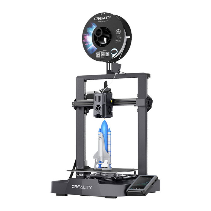 Creality Ender-3 V3 KE Impresora 3D Negro, Velocidad 500 mm/s, Volumen 220x220x240 mm, Ethernet, USB