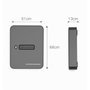 Gembird desktop usb tipo c m.2 sata nvme ssd drive docking station black