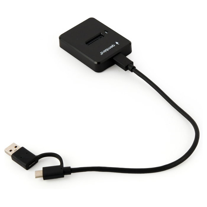 Gembird Desktop USB Type-C M.2 SATA Docking Station, Negro