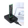 Gembird Desktop USB Type-C M.2 SATA Docking Station, Negro
