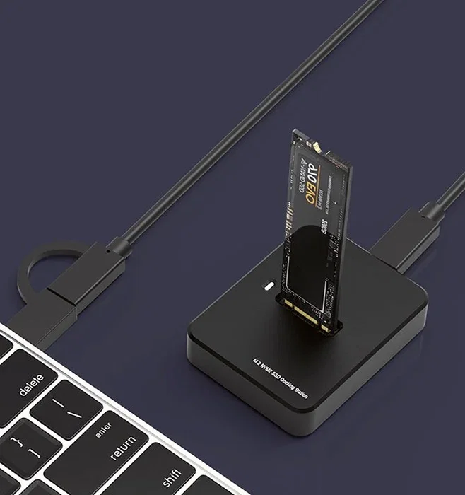 GEMBIRD Estación de Acoplamiento DD-U3M2 USB 3.1 Tipo-C