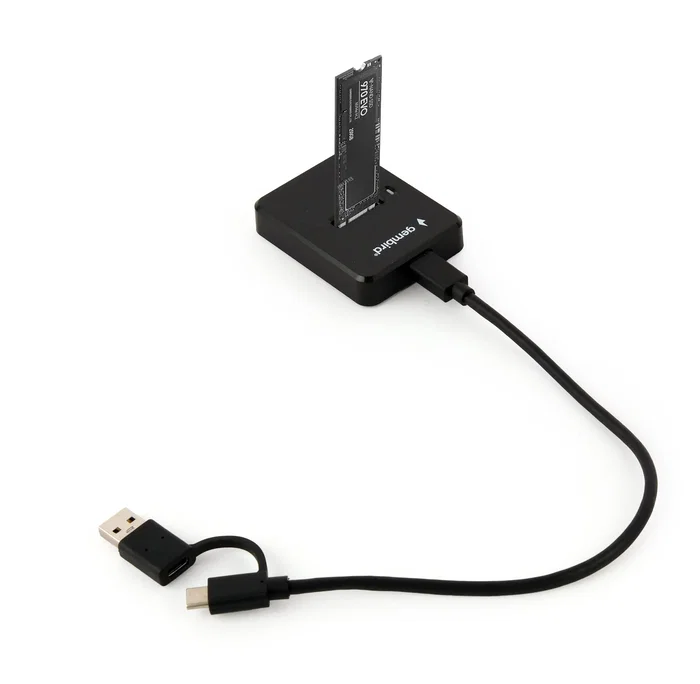 Gembird DD-U3M2 Base de conexión para SSD M.2 USB 3.2 Gen 1 Type-C Negro Gembird DD-U3M2 Base de conexión para SSD M.2 USB 3.2 Gen 1 Type-C Negro