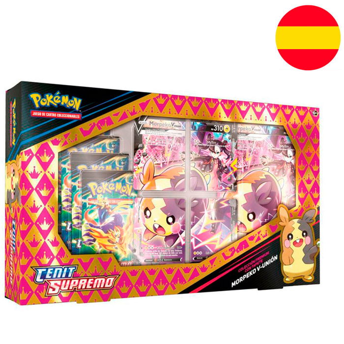 BANDAI Blister Cartas Pokémon Cenit Supremo Morpecko V Union Español BANDAI Blister Cartas Pokémon Cenit Supremo Morpecko V Union Español