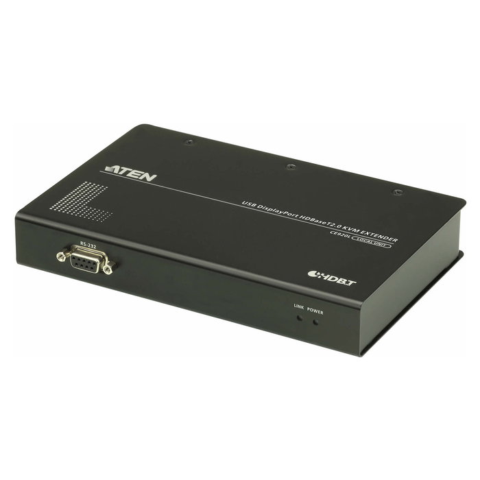 ATEN Extensor KVM HDBaseT 2.0 CE920 DisplayPort USB 4K 100m Alambrico Cat5e Cat6 Cat6a Negro