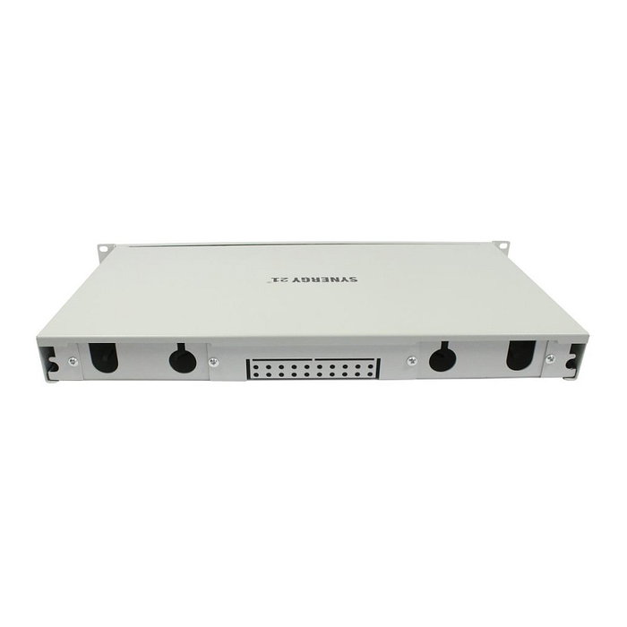 Synergy21 LWL-Patchpanel para 24xSC-Duplex/LC-Quad, 19/1HE, Gris claro