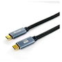 EQUIP 128357 Cable USB-C 3.2 Gen 2 Macho a Macho 2m 100W 4K/60Hz Negro