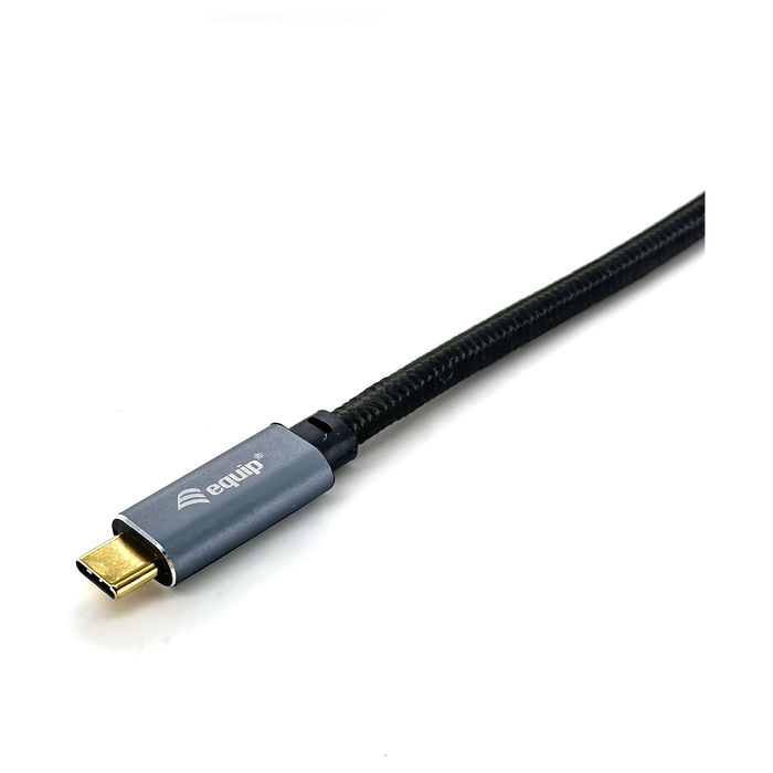 EQUIP 128357 Cable USB-C 3.2 Gen 2 Macho a Macho 2m 100W 4K/60Hz Negro