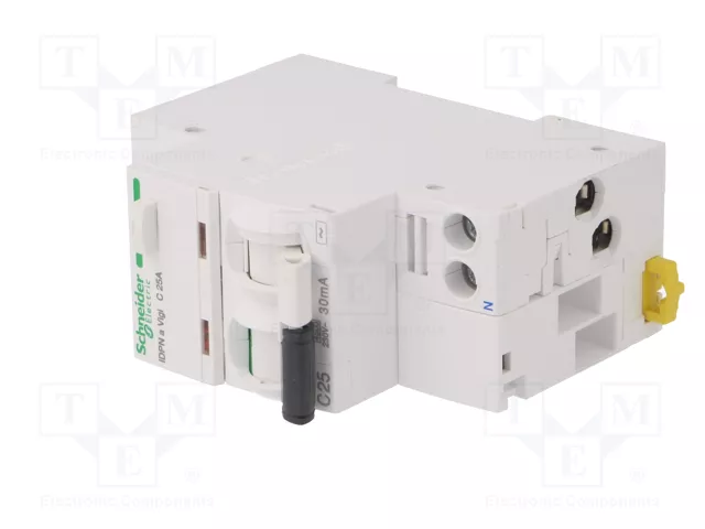 SCHNEIDER ELECTRIC RCBO iDPNa Vigi 25A 30mA 1+N SCHNEIDER ELECTRIC RCBO iDPNa Vigi 25A 30mA 1+N