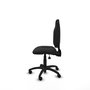 PIQUERAS Y CRESPO Silla de oficina Algarra con mecanismo Asincro en Similpiel Negro