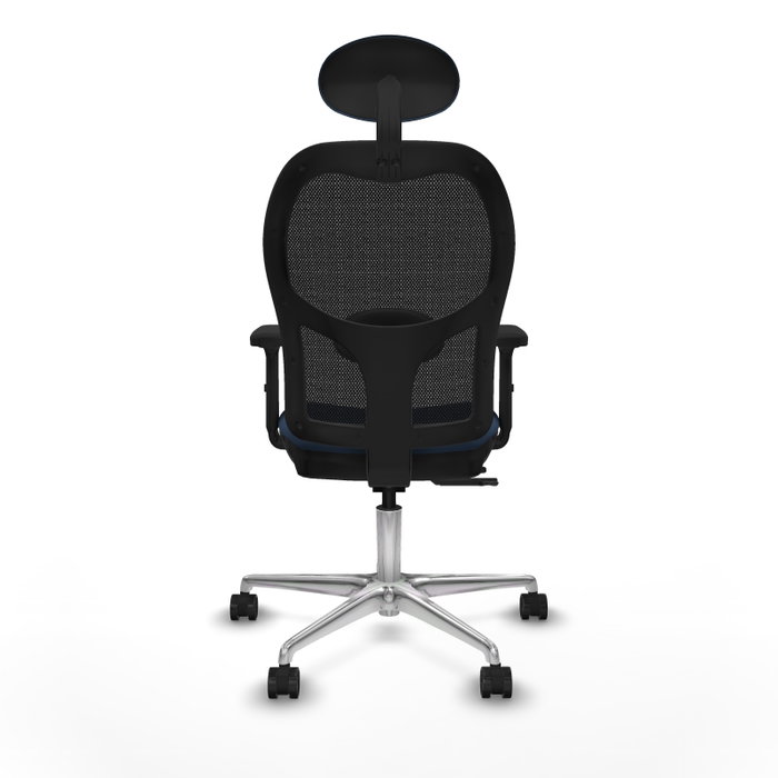 PIQUERAS Y CRESPO Silla de oficina Jorquera con mecanismo Sincro/Traslack Azul marino y Negro PIQUERAS Y CRESPO Silla de oficina Jorquera con mecanismo Sincro/Traslack Azul marino y Negro