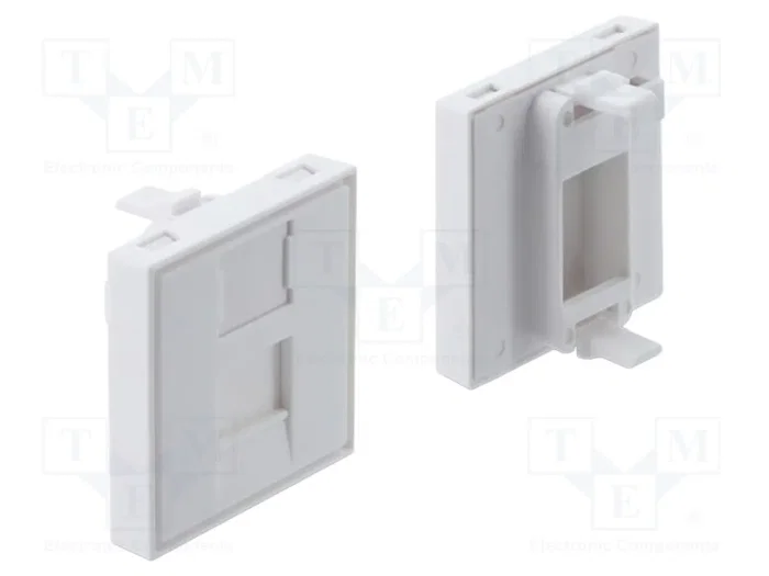 DeLOCK 81552 Placa para módulo Keystone de 1 puerto con tapa de protección, 45 x 45 mm, blanco DeLOCK 81552 Placa para módulo Keystone de 1 puerto con tapa de protección, 45 x 45 mm, blanco