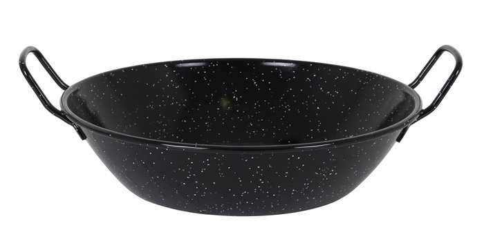 La Estrella Paellera Honda Bordonada Jaspeada 36 cm (Pack de 8 unidades)