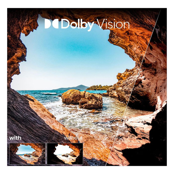 Hisense 75E6NT - Televisor Smart TV 4K Ultra HD 75" (189 cm) LED, VIDAA, HDR10+, Dolby Vision, 60 Hz, 3x HDMI, WiFi, Bluetooth, Negro