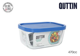 Inde Fiambrera Rectangular con Tapa 13.5 x 9.5 cm 470cc "Frigo" (12 Unidades)