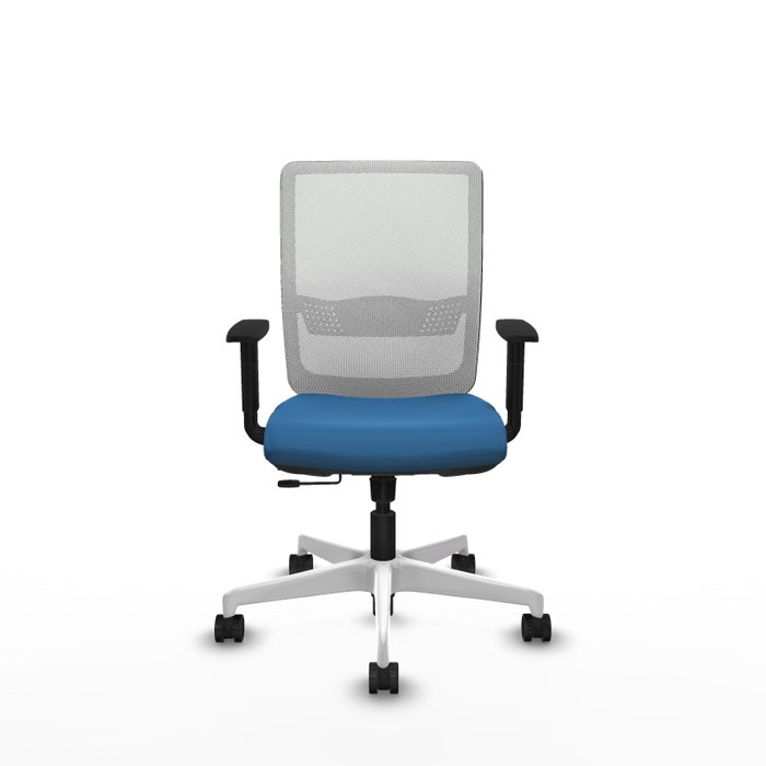 PIQUERAS Y CRESPO Silla de oficina Haches con mecanismo Sincro/Traslack Azul claro y Blanco PIQUERAS Y CRESPO Silla de oficina Haches con mecanismo Sincro/Traslack Azul claro y Blanco