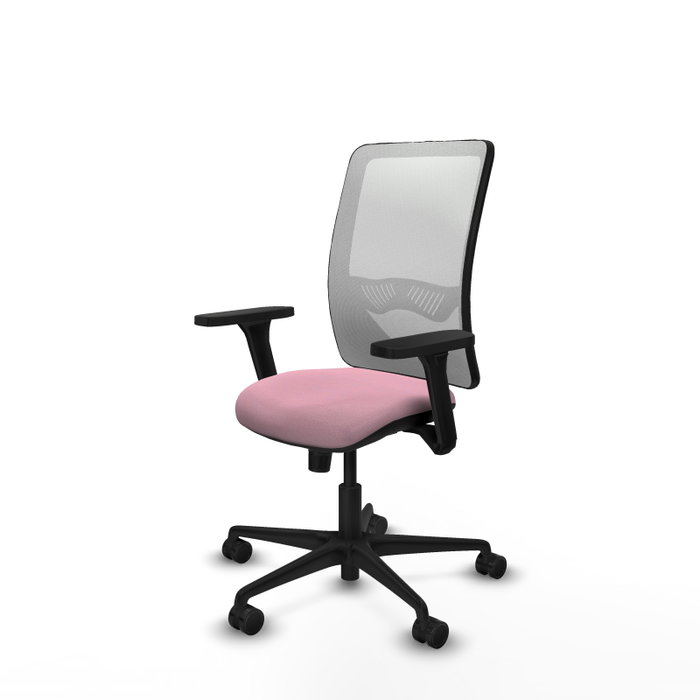 PIQUERAS Y CRESPO Silla de oficina Zulema Rosa y Blanco PIQUERAS Y CRESPO Silla de oficina Zulema Rosa y Blanco