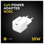 Intenso W30C GaN Adaptador de Corriente Blanco 1x USB-C 30W