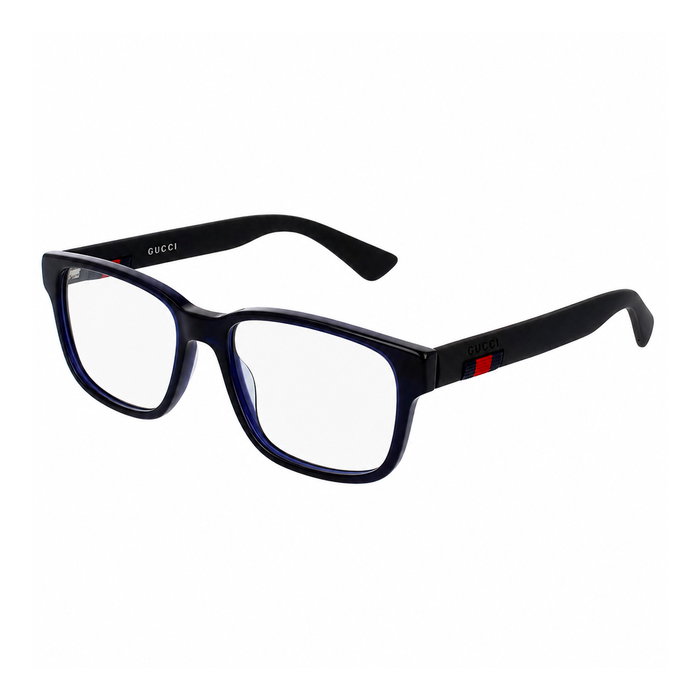 Gucci GG0011O-008 Gafas de vista para hombre en azul Gucci GG0011O-008 Gafas de vista para hombre en azul