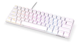 Krux Krux Qara 60% Blanco Teclado Gaming Mecánico Outemu Red RGB