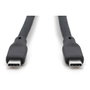 Digitus Cable USB 4.0 Tipo C a Tipo C de Silicona, 2m, Negro